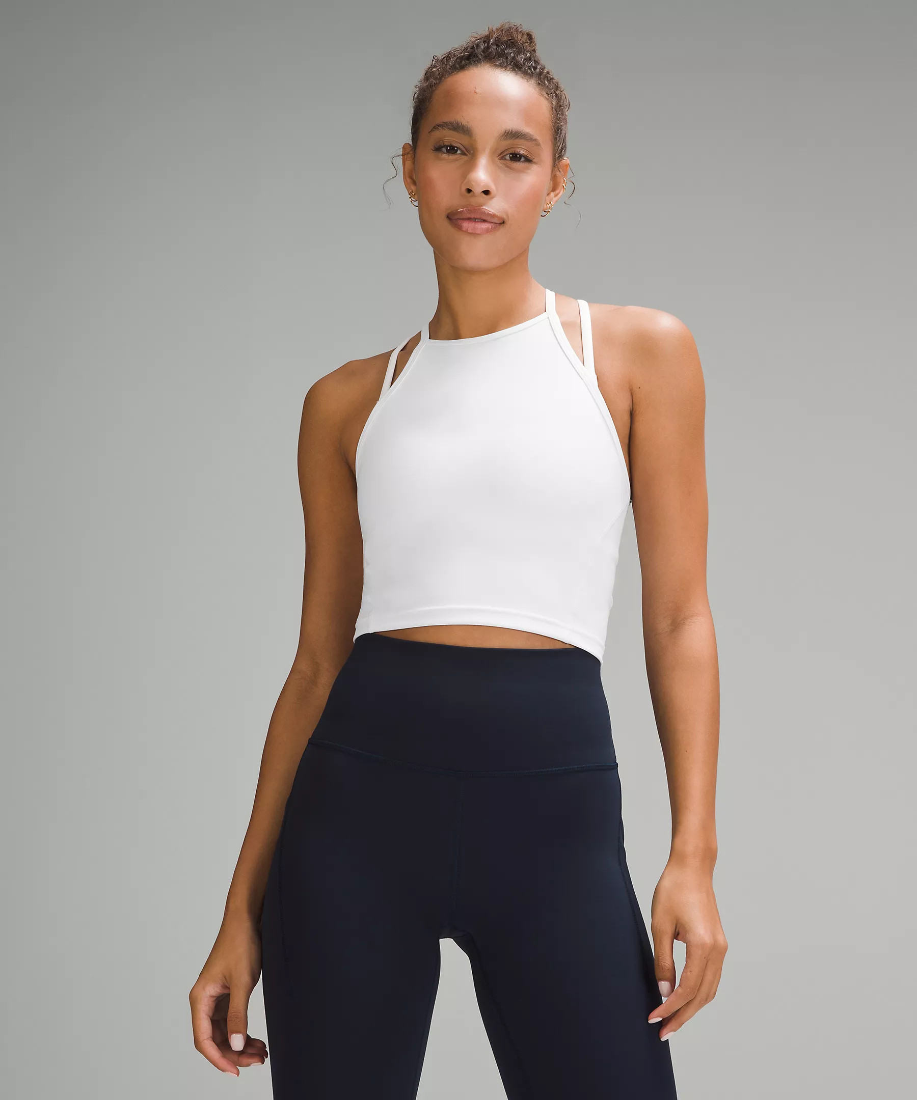 Wunder Train High-Neck Cross-Back Tank Top | Lululemon (US)