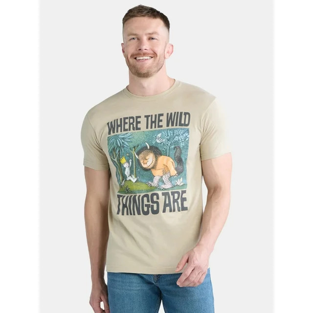 Where the Wild Things Are Men's & Big Men's Graphic Tee, Sizes S-3XL | Walmart (US)