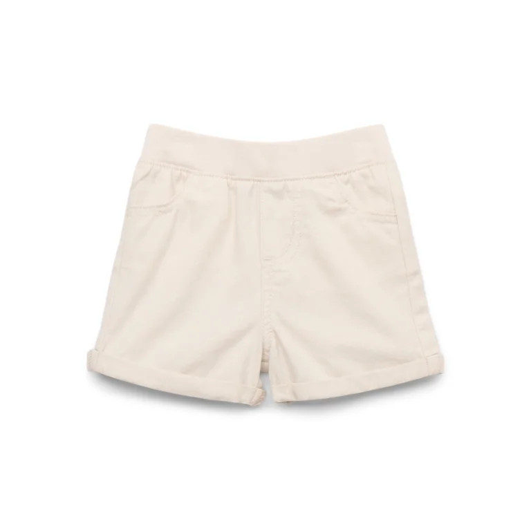 Garanimals Baby Brushed Micro Twill Solid Shorts, Sizes 0-24 Months - Walmart.com | Walmart (US)