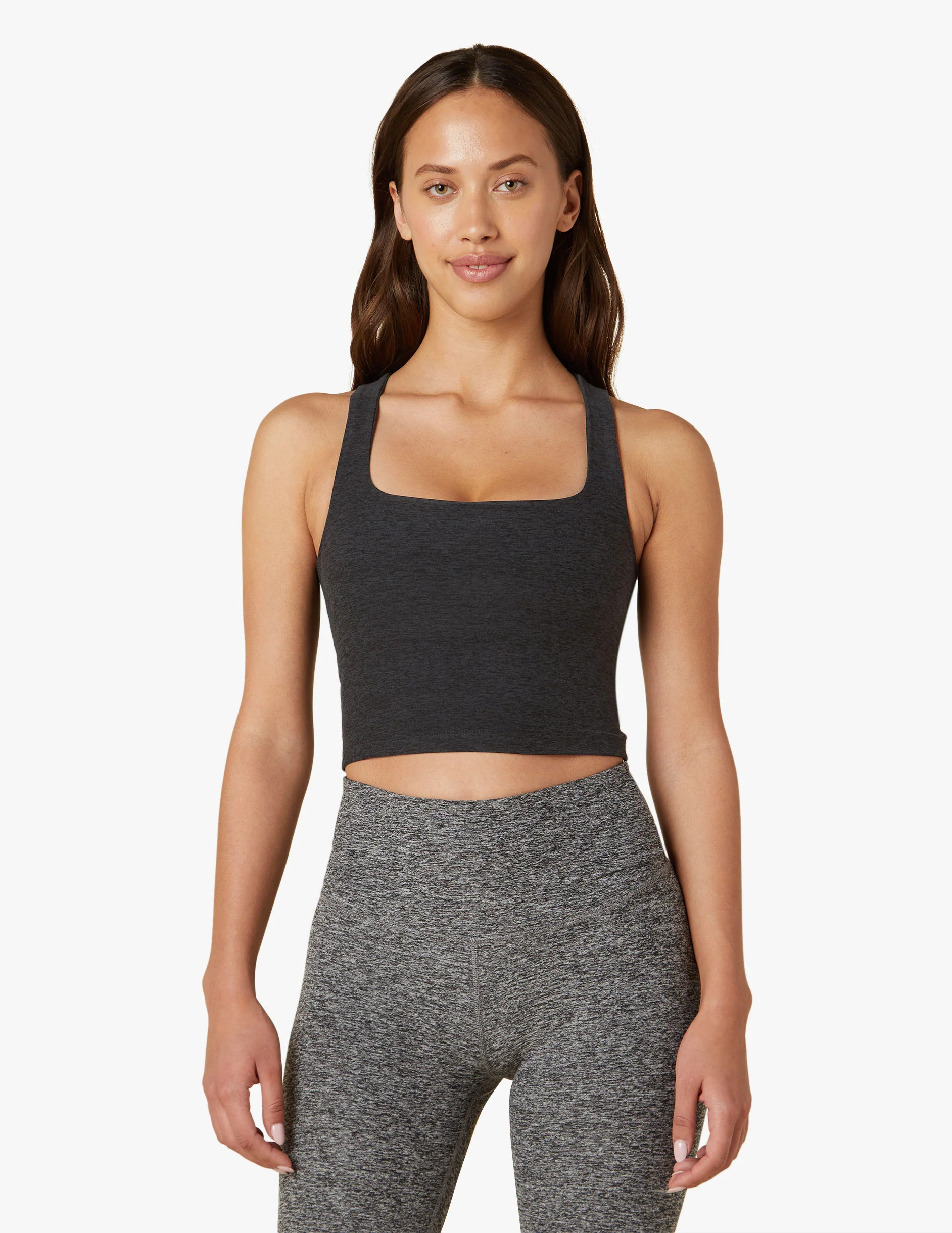 Square Neck Cropped Tank | Beyond Yoga | Beyond Yoga