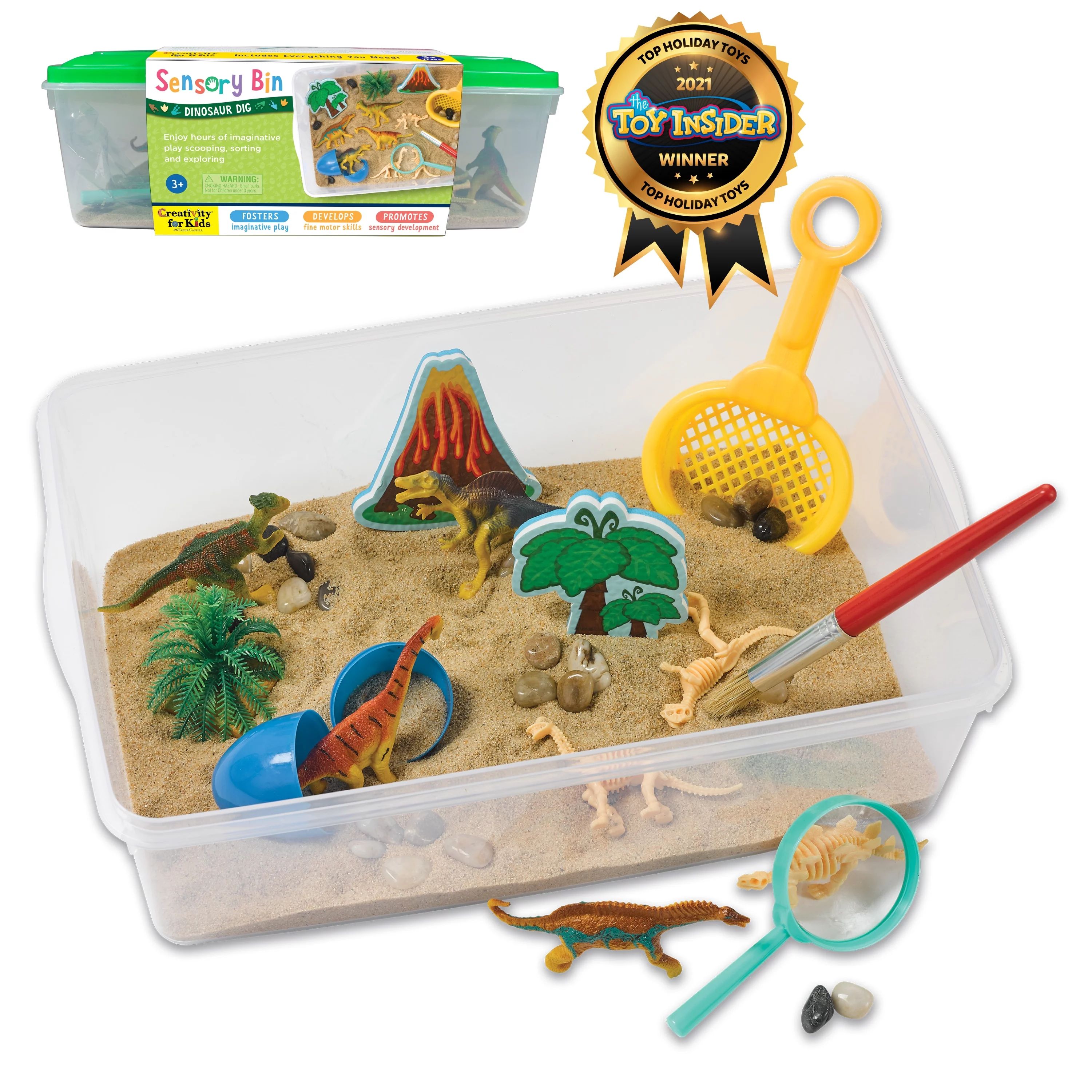 Creativity for Kids Sensory Bin Dinosaur Dig- Child Craft Kit for Boys and Girls | Walmart (US)