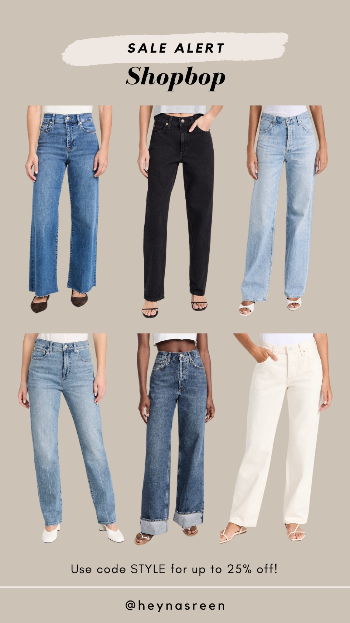 Sale alert! Shopbop is having their big style event where select items are up to 25% off. Here are my favorite jeans of the sale!

#LTKSaleAlert #LTKStyleTip #LTKSeasonal