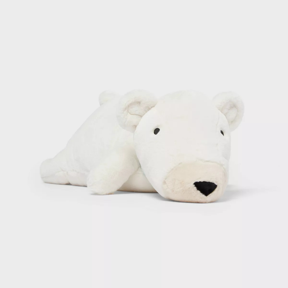 Polar Bear Weighted Plush Kids' Throw Pillow White - Pillowfort™ | Target