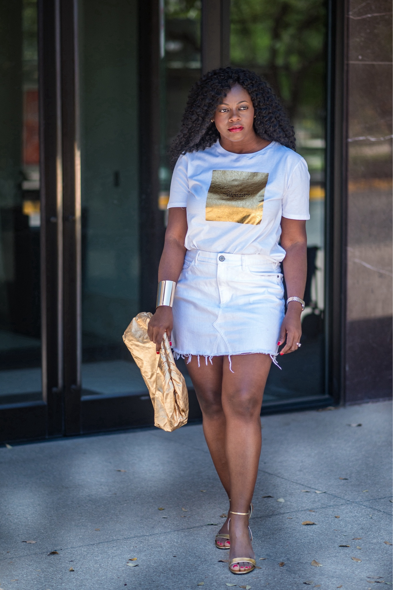 My easy let’s go grab a coffee or quick bite type of look except with flats or loafers and usually not ankle strap sandals like these but this pair actually fits my big wide feet ok and under $100.