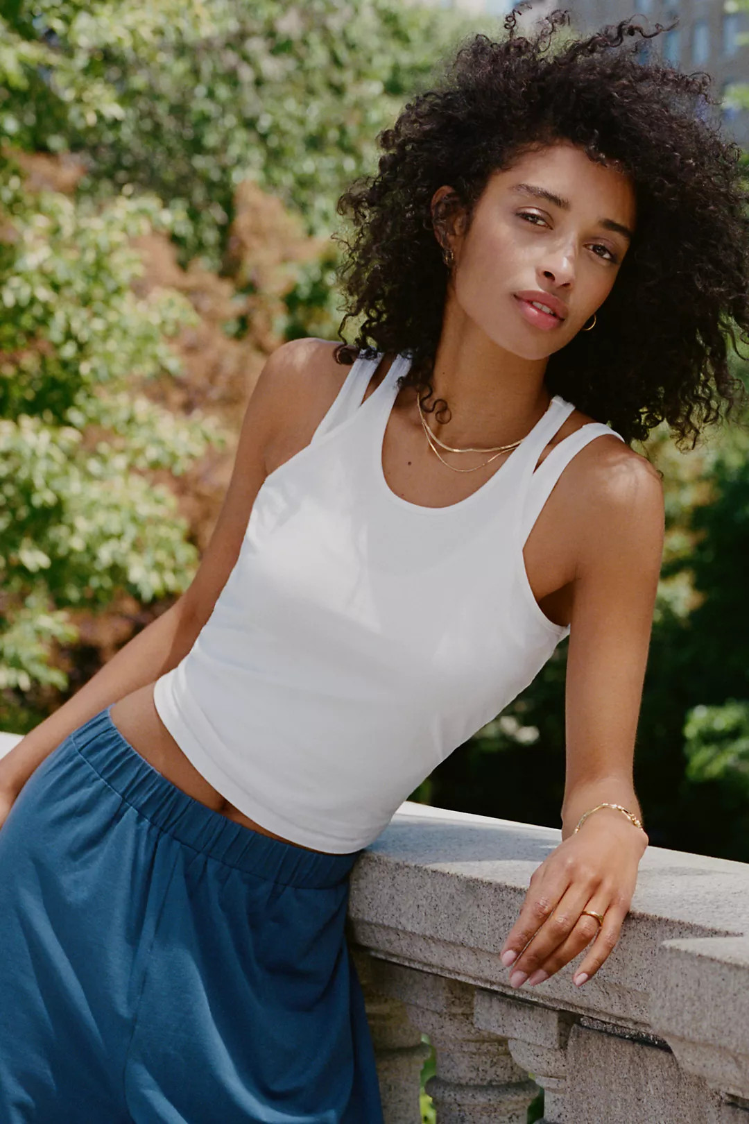 Pilcro Double Layer Tank | Anthropologie (US)