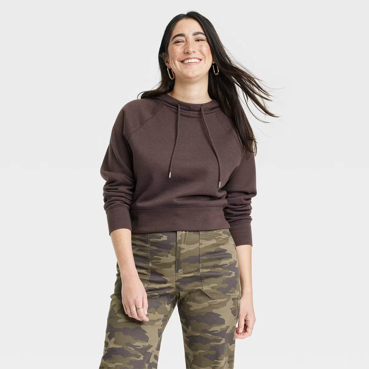 Women’s Cropped Hoodie Sweatshirt - Universal Thread™ | Target