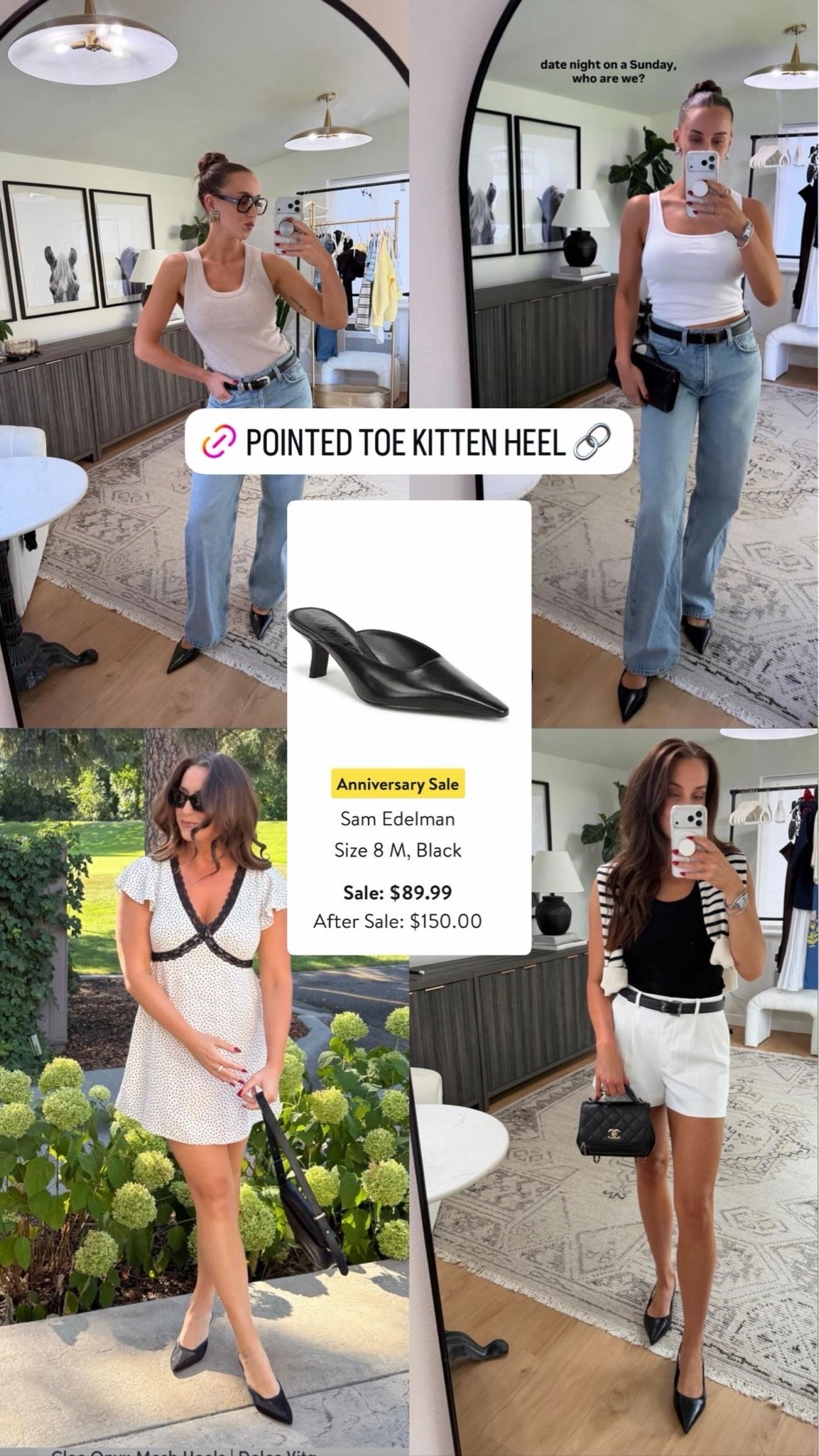 pointed toe kitten heel on sale for your chic lewks 👀

#LTKootd #LTKSaleAlert