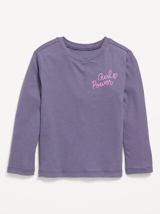 Long-Sleeve Graphic T-Shirt for Toddler Girls | Old Navy (US)