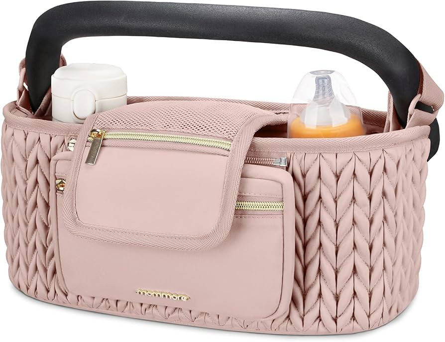 mommore Stroller Organizer with Insulated Cup Holders, Adjustable Stroller Caddy with Detachable ... | Amazon (US)