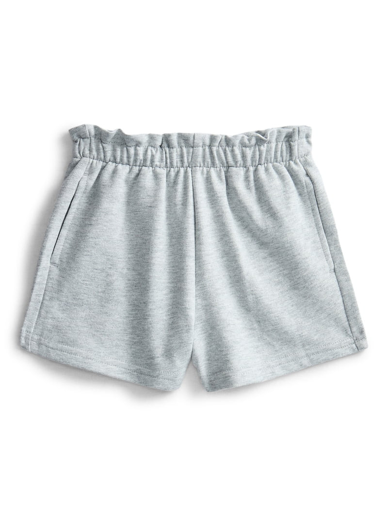 Wonder Nation Toddler Girls Soft Knit Pull On Shorts, Sizes 18M-5T - Walmart.com | Walmart (US)