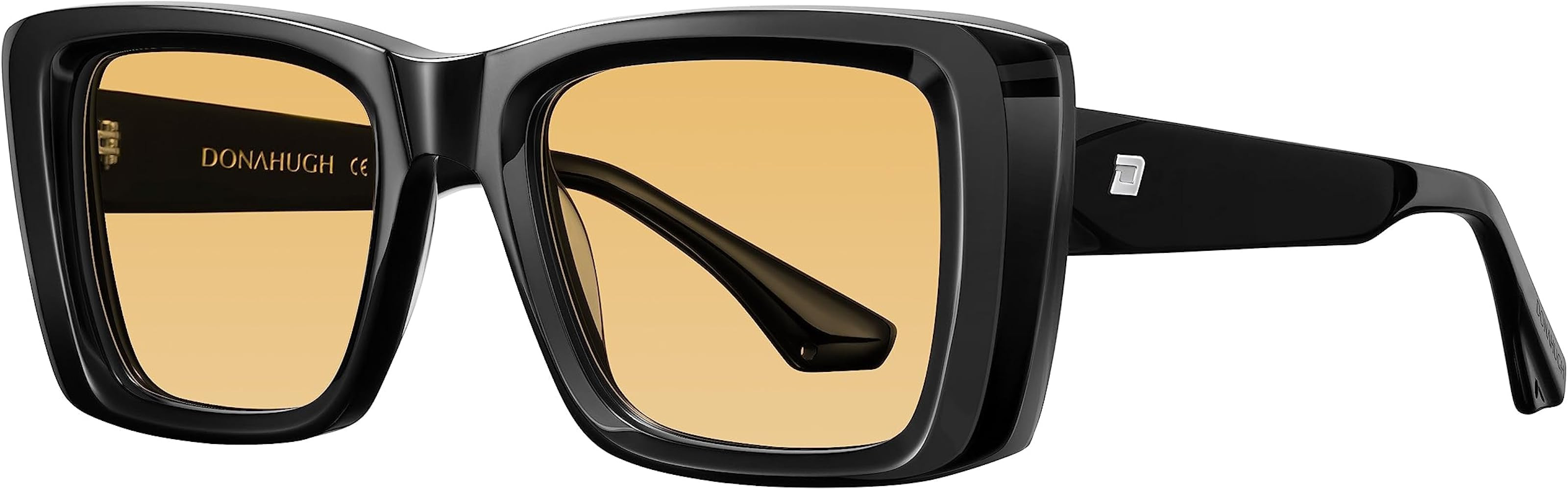 Donahugh The Lucid Blur Thick Square Frame Sunglasses for Women Men Chunky Rectangle Acetate Sung... | Amazon (US)