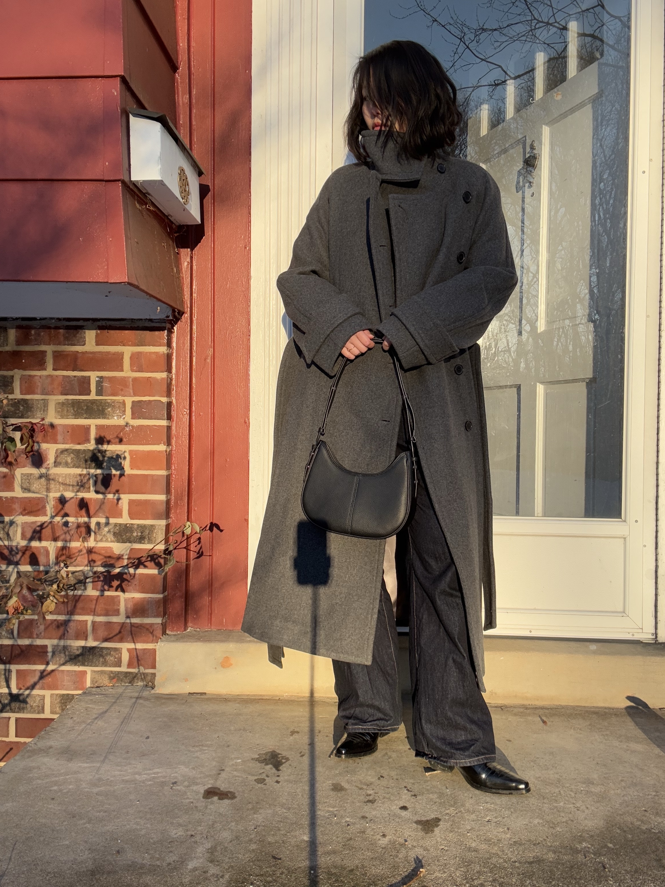 Wool coat, long wool coat,

Wearing size small!  Im 5’ 4"

#LTKStyleTip #LTKOver40