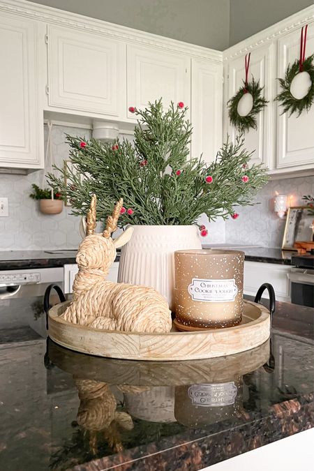 Holiday Christmas tray idea ✨

Tray styling, ideas, inspo, Christmas decor, holiday, winter, reindeer, cedar, cookie candle, neutral

#LTKhome #LTKHoliday #LTKSeasonal