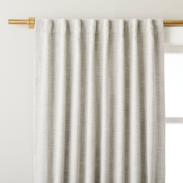 Heathered Slub Room Darkening Curtain Panel - Hearth & Hand™ with Magnolia | Target