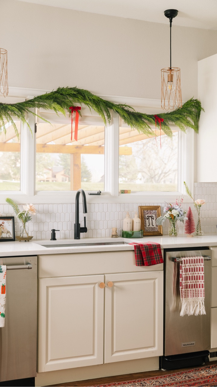 The PHI design philosophy shows up most clearly at Christmas 🎄 Psst—don’t tap away too soon or you’ll miss a Wren sighting in her Christmas sweater! 🐾 

My work centers on richly layered, colorful and/or textured, real-life spaces—and our home at Christmas is the most personal expression of that philosophy.

This is classic Christmas with color, soul, and a collected story behind every detail. Soft velvet bows, tartan and toile, vintage bells, layered greenery, and hints of blue and pink woven throughout. Designed to feel joyful, not staged. 

PS—did you catch my kitchen (styled for the holidays) featured on @housebeautiful? Link in bio for the full article! 

Design // @peggyhaddadinteriors 
Cover Photo // @amandaproudfit 
Florals // @ariannafloral 
Tablescapes in collaboration with @southernmtngirl