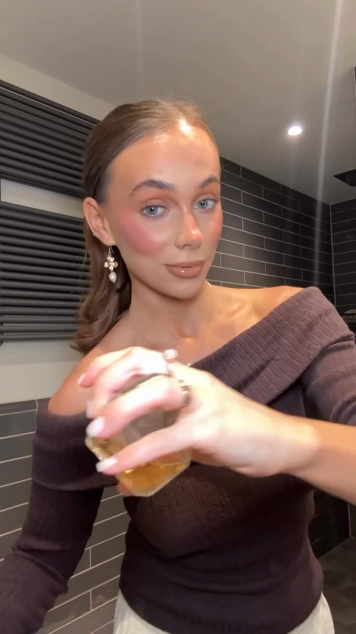 a 10 minute glam 🤎