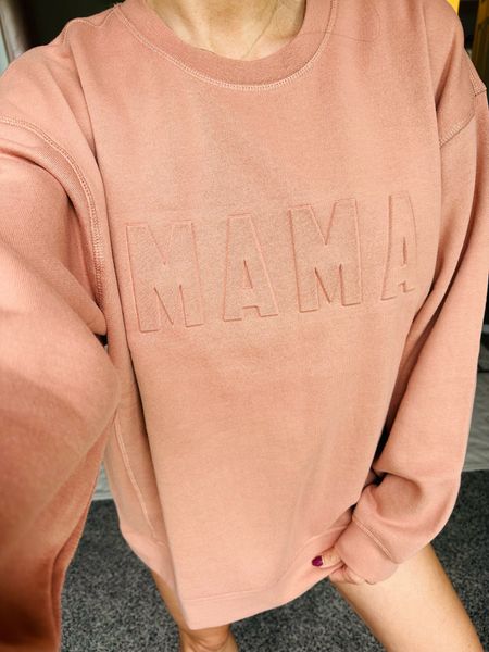 Mama sweatshirt - sized up to a medium - 20% off with code AUGUST20

#LTKfamily #LTKbump #LTKunder50