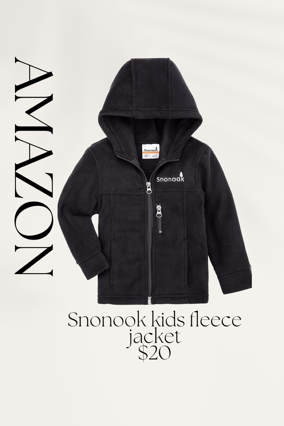 Amazon // 30% off snonook fleece zip up jacket // $20

#LTKkids #LTKSeasonal #LTKsalealert