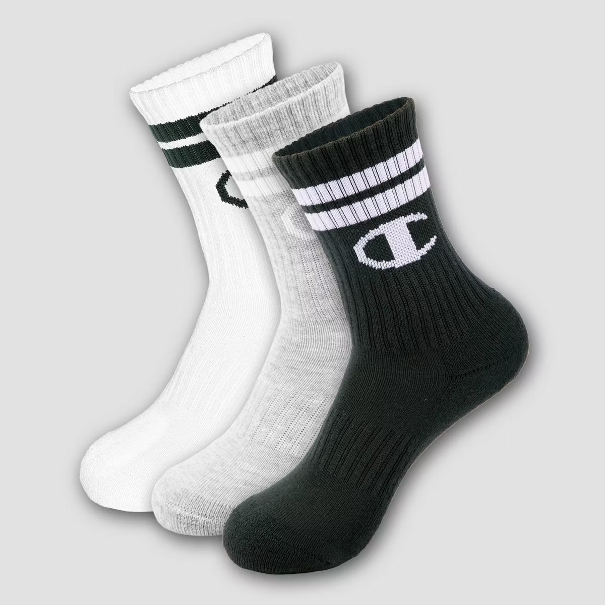 Champion Boys' 3pk Crew Socks | Target