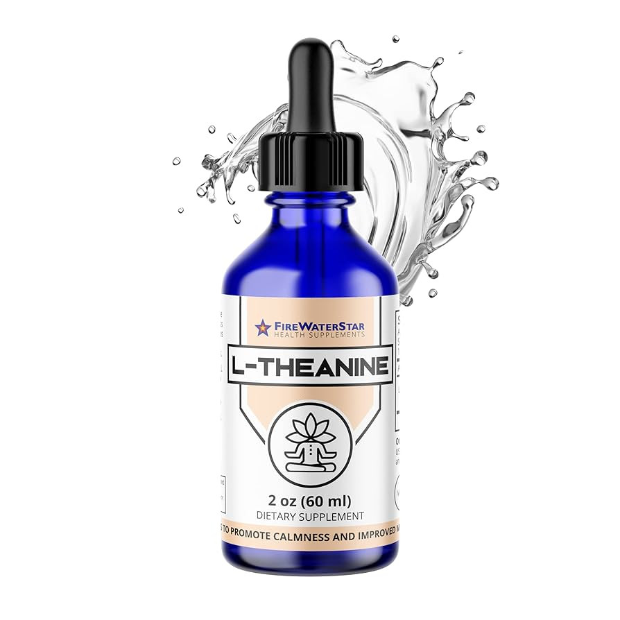 FWS L Theanine Liquid Drops, 200mg 99% Pure Bioactive L-Theanine, Organic, Natural, Vegan, Non GM... | Amazon (US)