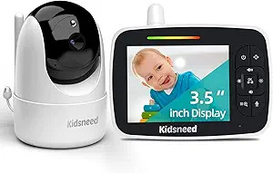 Baby Monitor - 3.5 inch Large Display Video Baby Monitor with Camera and Audio,Remote Pan/Tilt/Zo... | Amazon (US)