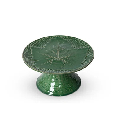 Park Hill Collection Green Glazed Cake Stand, Small | Wayfair North America