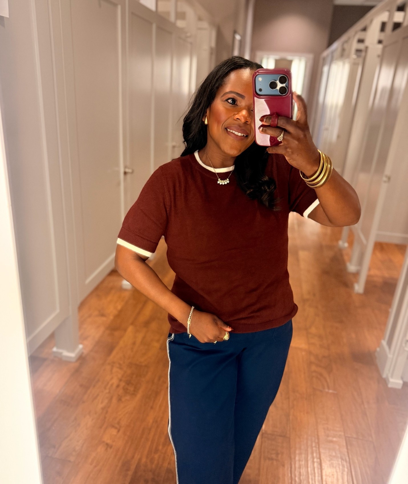 Okay…. Everyone needs to add this twofer sweater tee from LOFT to their cart!! So soft and feels so good on!! Wear solo or layer under a blazer or bomber jacket! 

I sized up to a large for a little bit of a relaxed fit! 💁🏽‍♀️

#LTKSaleAlert #LTKPetite #LTKWorkwear