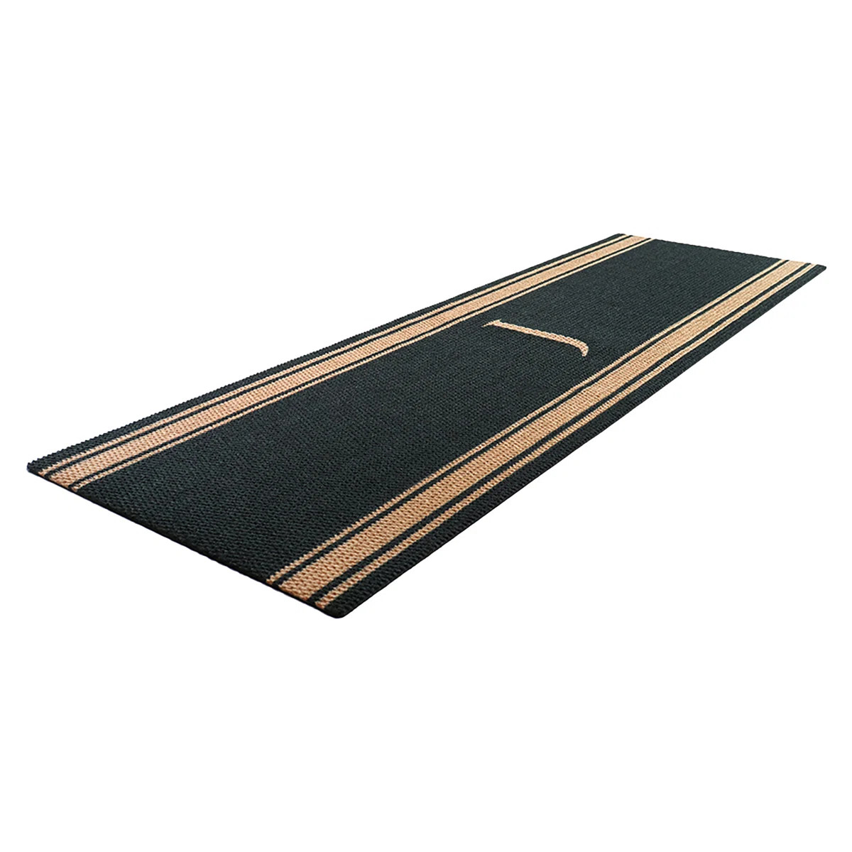 Neighburly Initial Stripes Monogram Indoor Outdoor Doormat | Wayfair North America