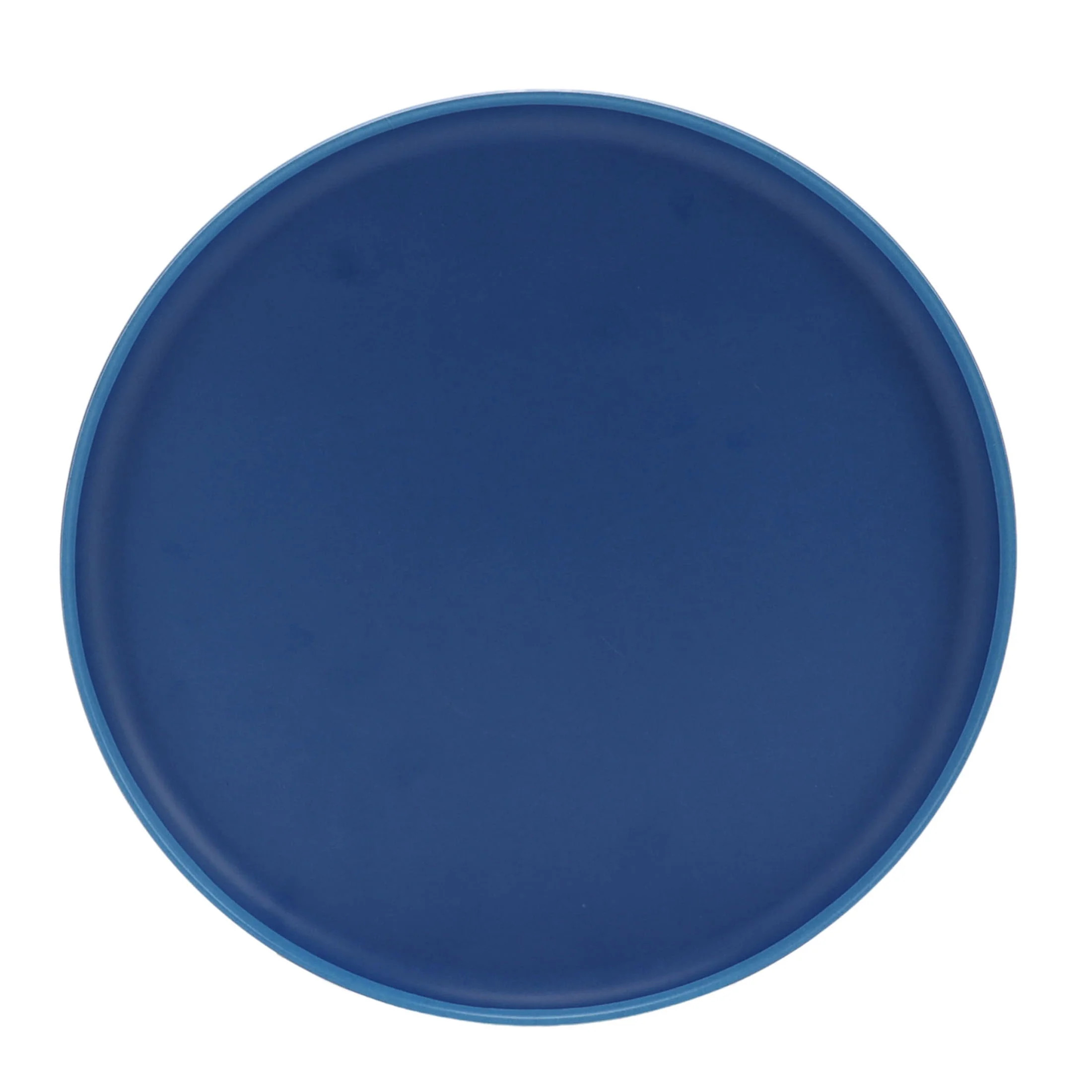 Mainstays by Becky G. & Alejandra Bamboo Melamine Dinner Plate, Blue | Walmart (US)