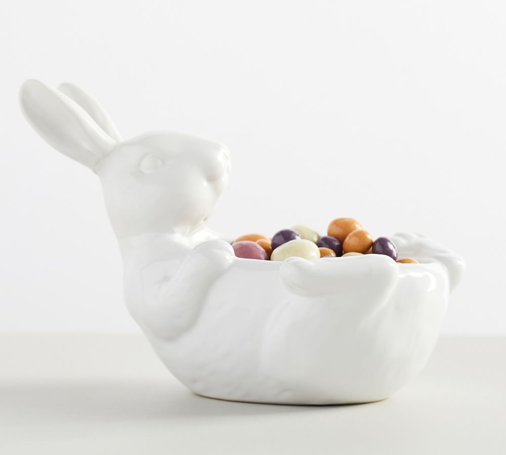 Bunny Belly Stoneware Snack Bowl | Pottery Barn (US)