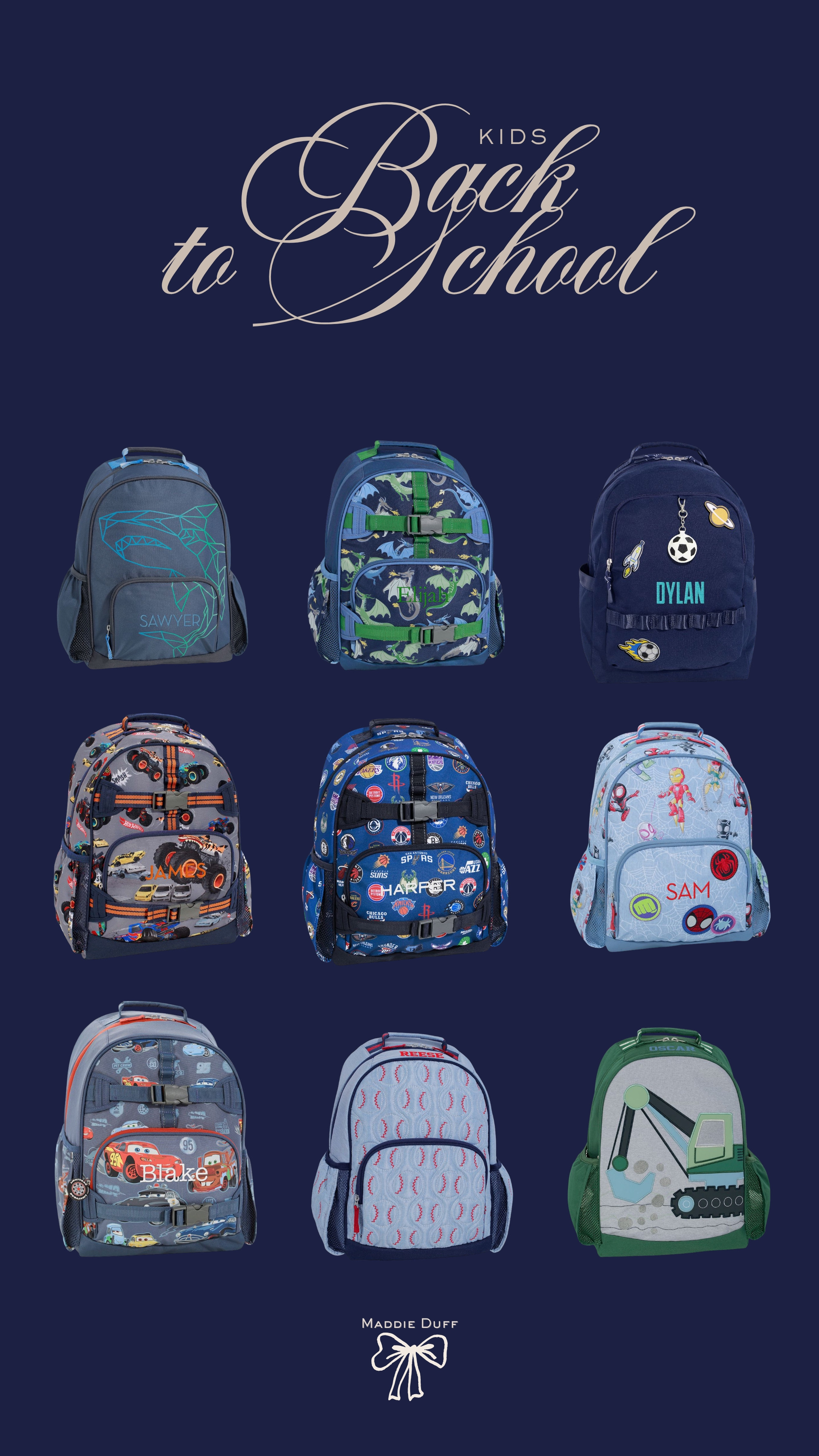 Boys backpacks for back to school!

First day of school, personalized backpacks, kindergarten backpacks 

 #LTKmomlife #LTKKids