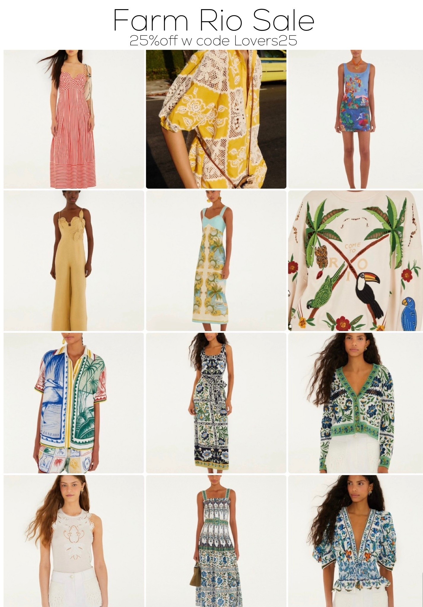 Farm rio sale favorites 


#LTKSaleAlert #LTKTravel #LTKSeasonal