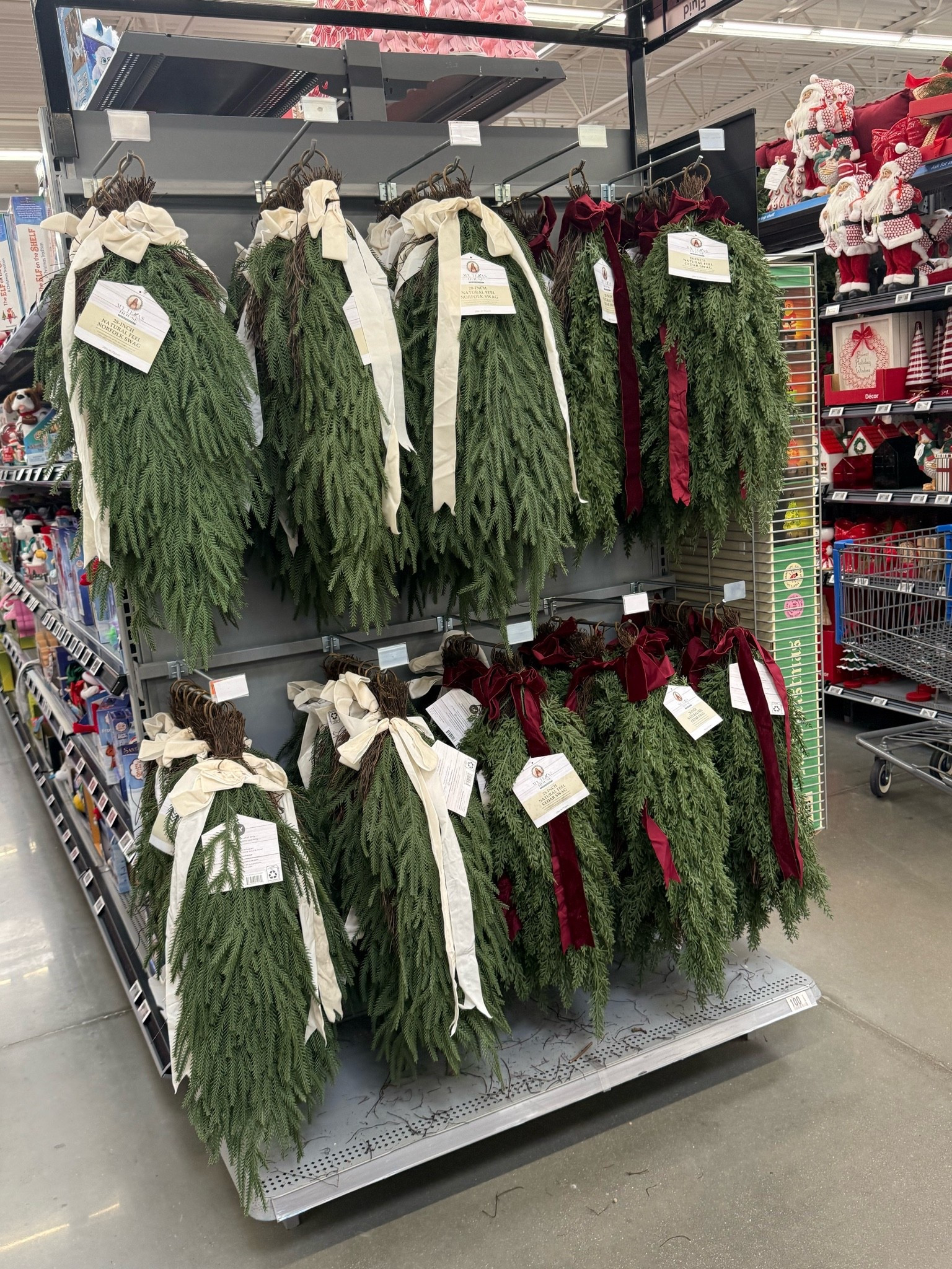 My store has tons of the My Texas House real feel cedar & pine swags! These are nice and only $20!

#LTKSeasonal #LTKHome