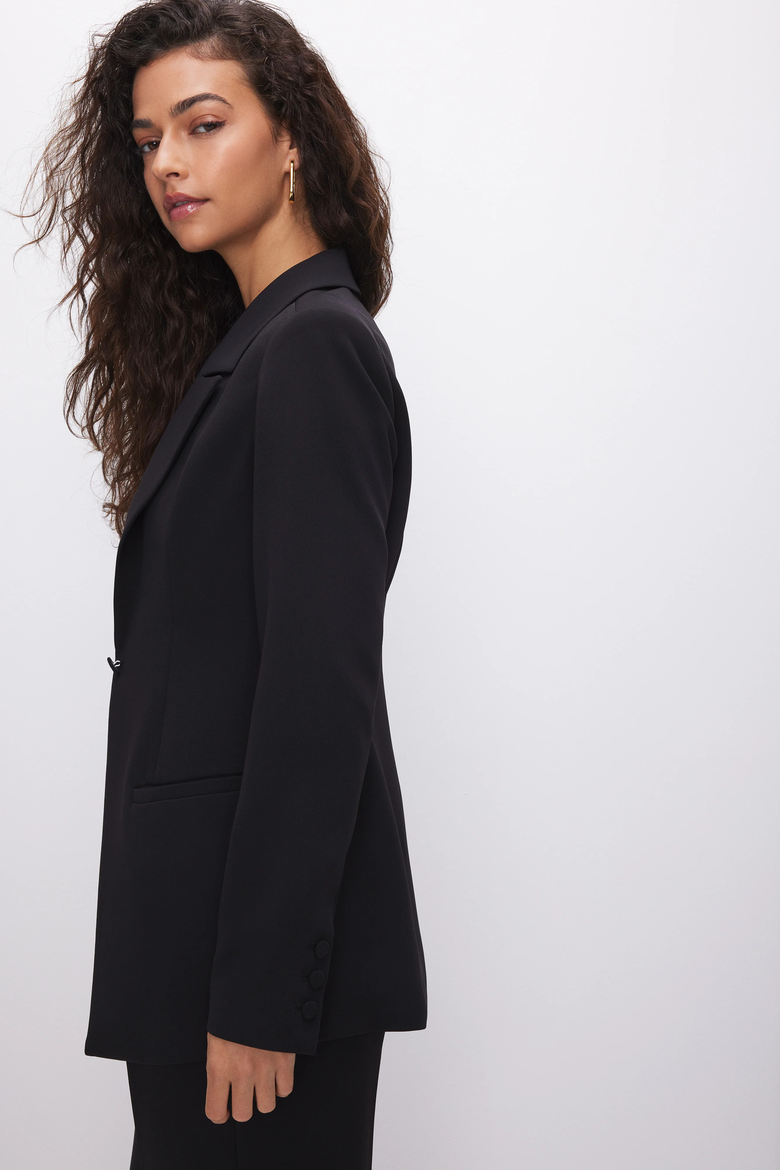 FITTED BLAZER | BLACK001 - GOOD AMERICAN | Good American