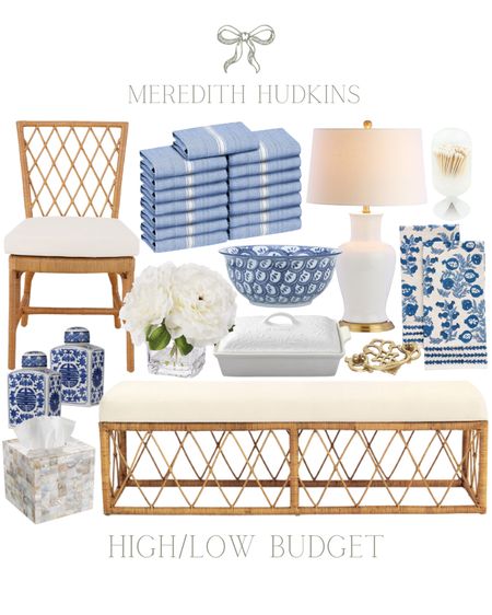 Blue and white home, rattan furniture, woven home Decour, preppy, closet, timeless, grand millennial, table lamp, lighting, lamp, kitchen, dining, decorative bowl, gold hardware, faux florals, dining chair, bench, entryway, living room, bedroom, primary bedroom, tissue box, coastal home decor, vase, decorative accents, home accessories, chinoiserie, Amazon home,

#LTKhome #LTKunder100 #LTKstyletip