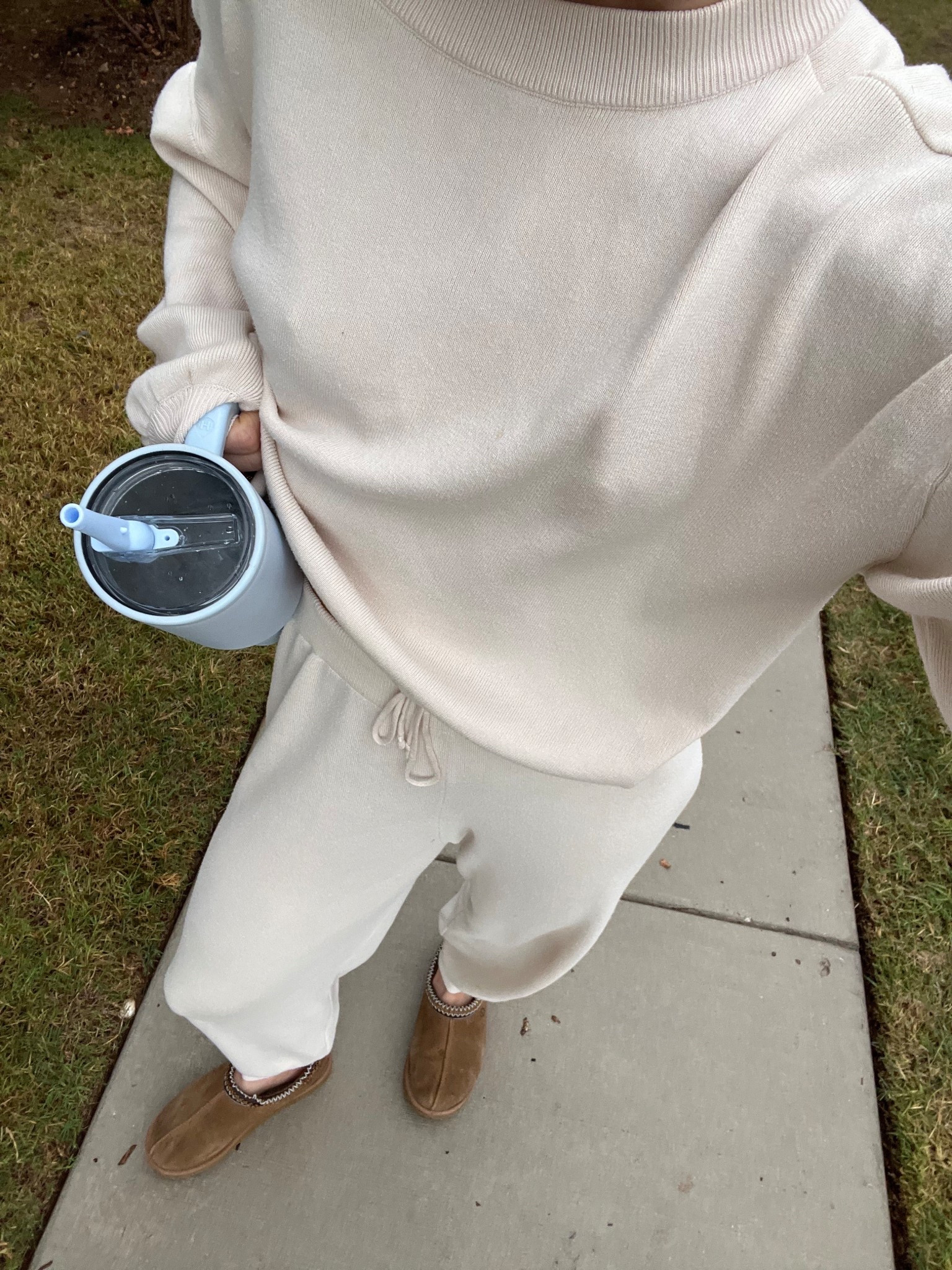 cozy matching set from Amazon! 

wearing a size small! 