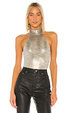 House of Harlow 1960 x REVOLVE Shae Bodysuit in Pewter from Revolve.com | Revolve Clothing (Global)