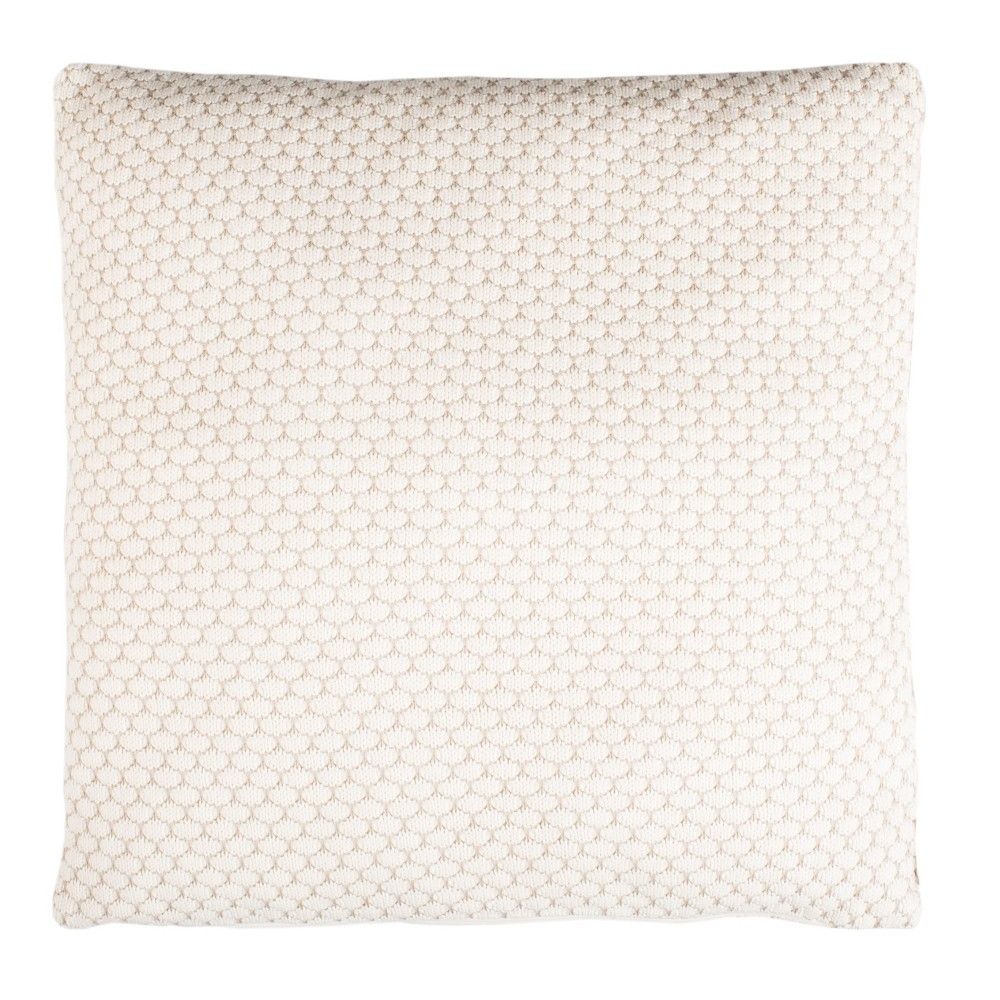 20""x20"" Oversize Sweet Knit Square Throw Pillow Natural/Stone - Safavieh | Target