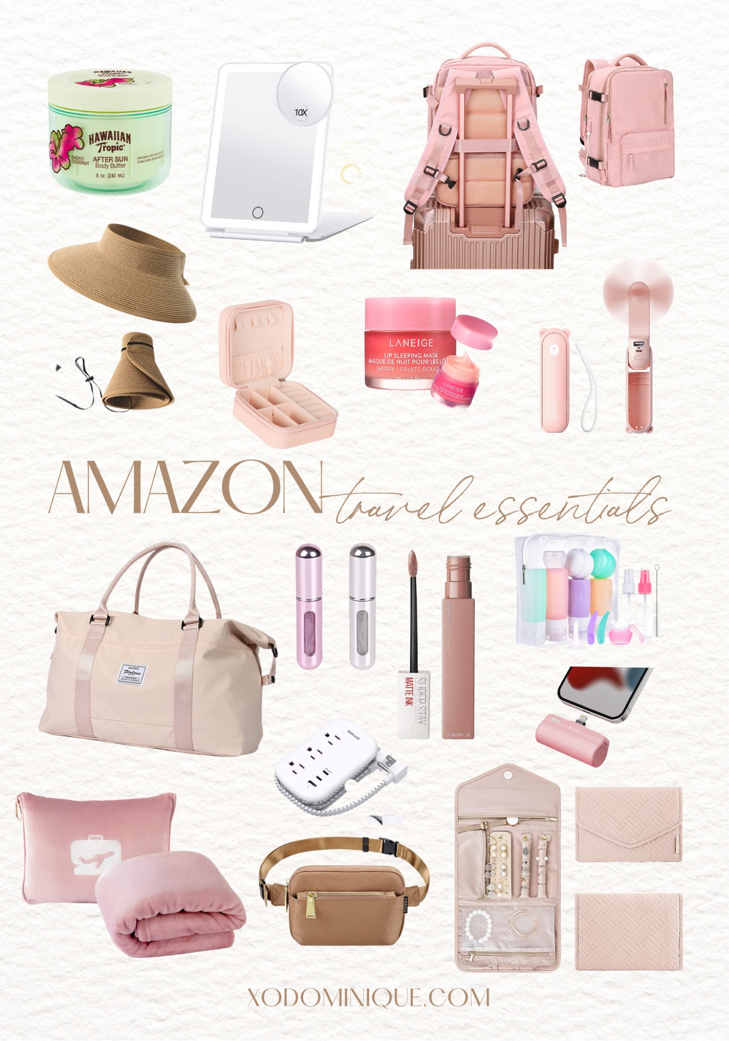 Amazon Must Have Travel Accessories! Perfect packing items for skincare, beauty, travel bags, weekender bag, all the essentials. 

#LTKunder100 #LTKunder50 #LTKtravel