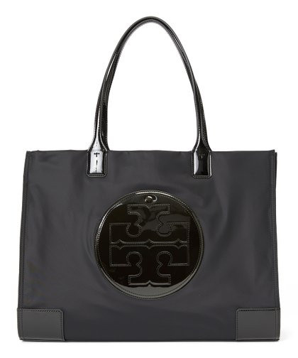 Tory Burch Black Patent Ella Tote | Zulily