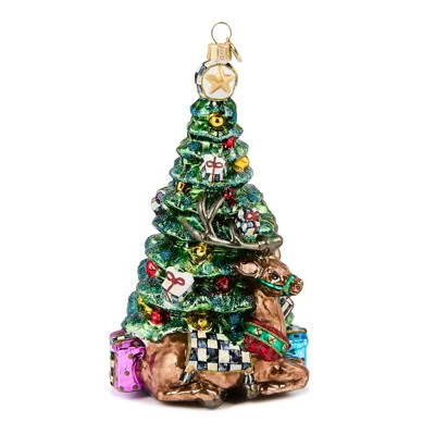 Holiday Forest Tree Glass Ornament | Wayfair North America
