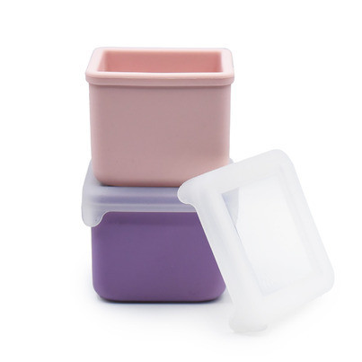 Melii Silicone Snack Containers Pink/Purple | Well.ca