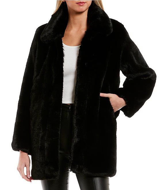 Oversized Faux Fur Jacket | Dillard's