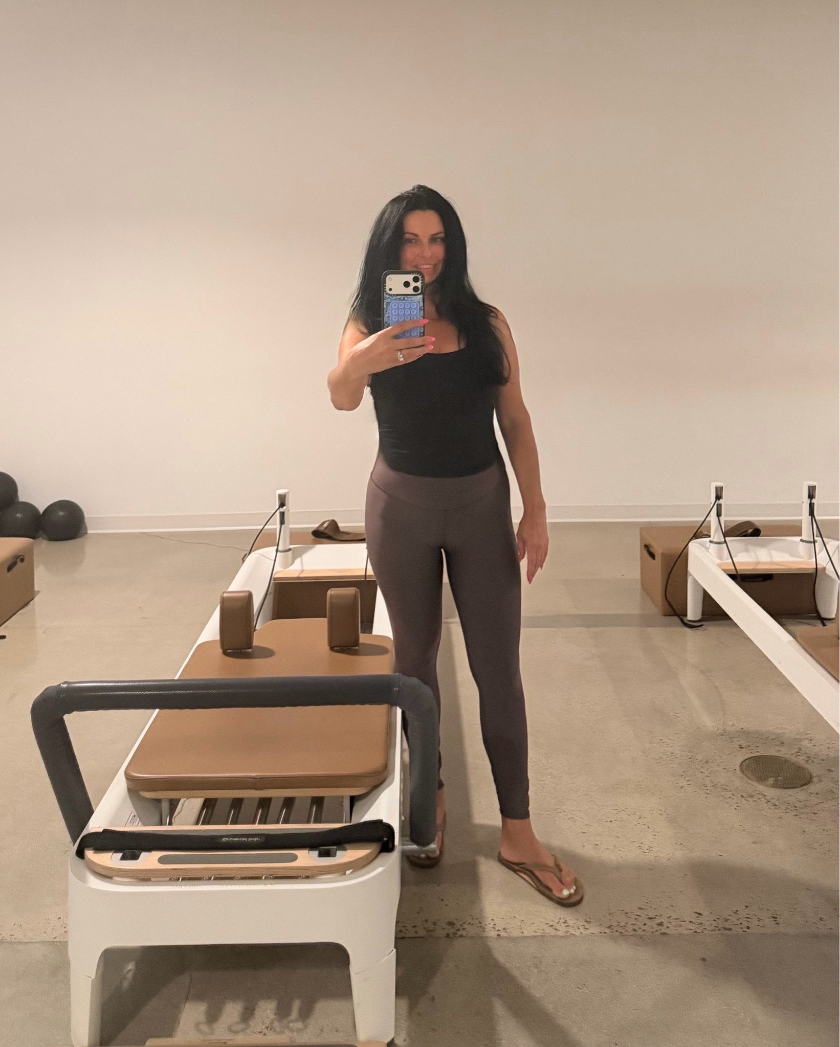 Pilates Ready Workoutwear! 🤎

These chocolate brown leggings and black workout top are a cute and functional lounge wear combo.

#leggings # #bratop #activewear #workoutpants #cami 
#LTKootd #LTKActive

#LTKSaleAlert