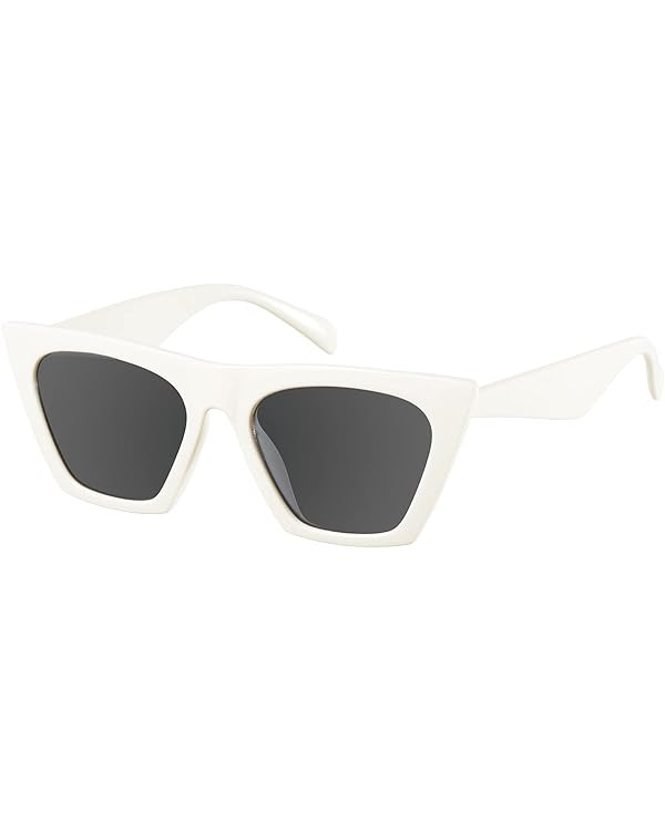 mosanana Square Cat Eye Sunglasses for Women Trendy Retro Cool MS51801 | Amazon (US)