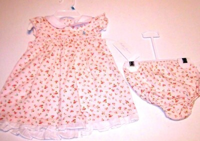 NEW Ralph Lauren Polo  sleeveless 2 pc pink flower sundress dress pants 6 months  | eBay | eBay US
