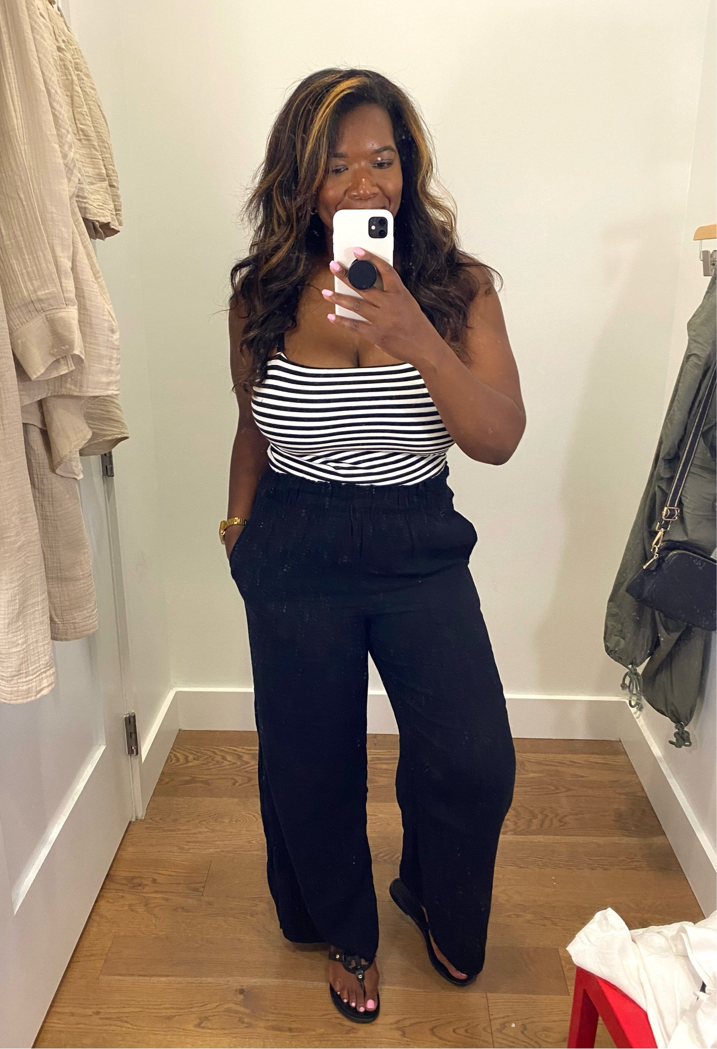 Linen pants and striped tank outfit

#LTKFindsUnder100 #LTKStyleTip #LTKMidsize