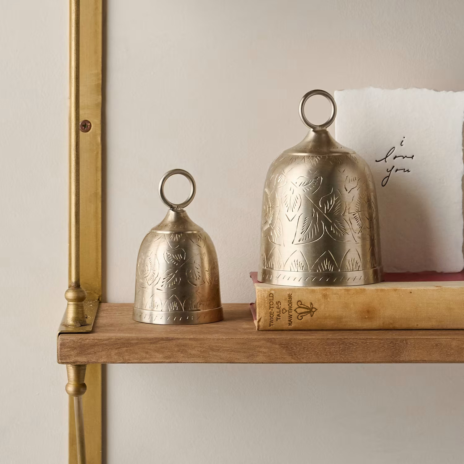 Gigi Etched Silver Bell | Magnolia