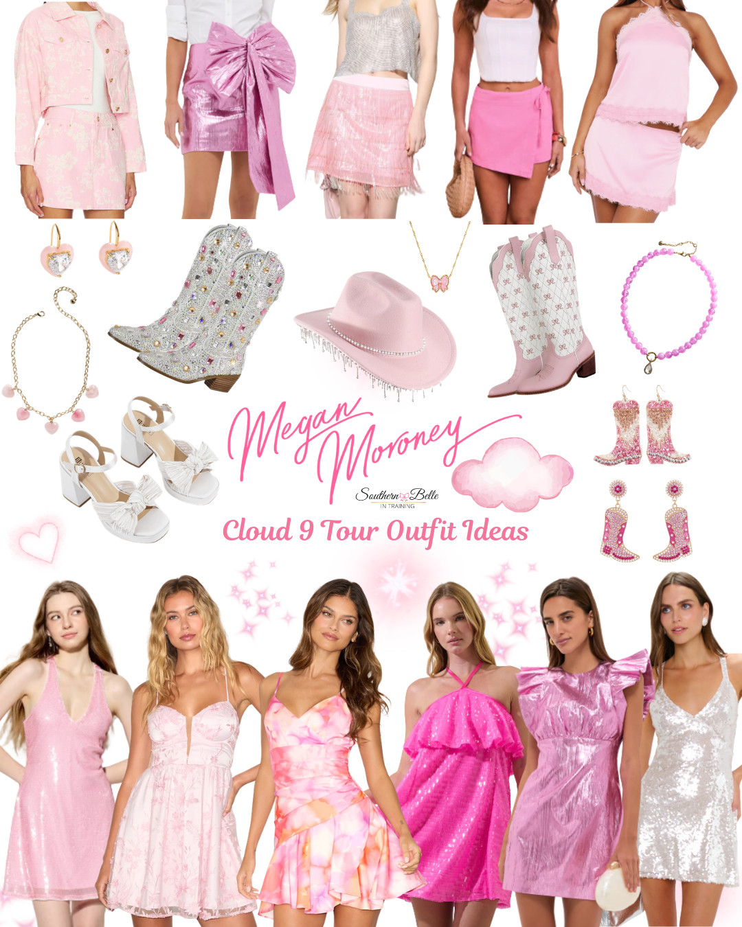 Megan Moroney Cloud 9 Tour Concert Outfits ☁️💖 


Megan Moroney || concert outfit ideas || Cloud Tour outfits || pink dresses || cowgirl boots || country concert outfits || Nashville outfits ||  

 #LTKootd