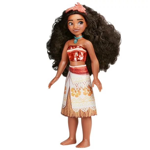 Disney Princess Royal Shimmer Moana Doll, Fashion Doll with Skirt, Accessories - Walmart.com | Walmart (US)